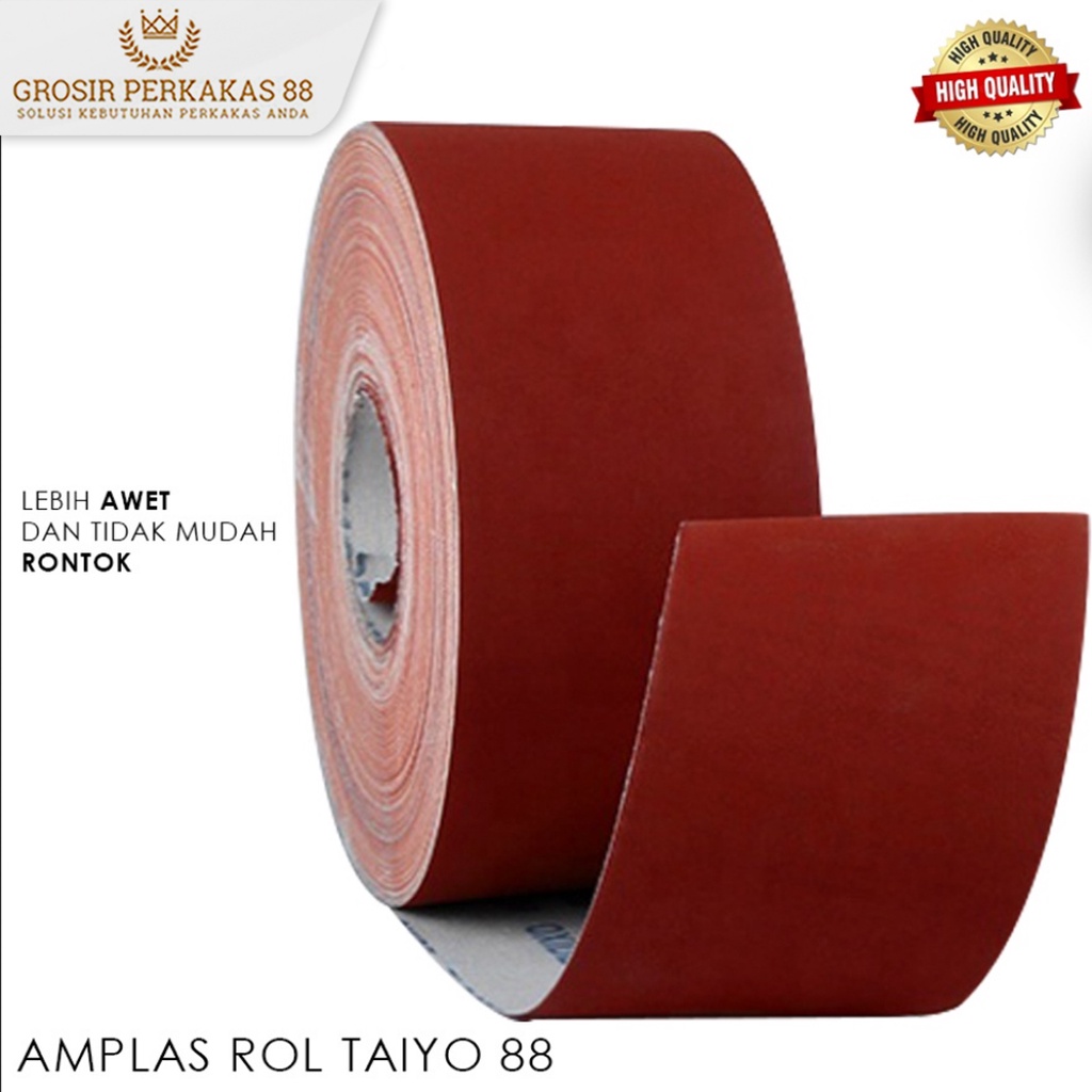 Jual Amplas Meteran Roll Taiyo Kayu Tembok Ampelas Rol Shopee Indonesia