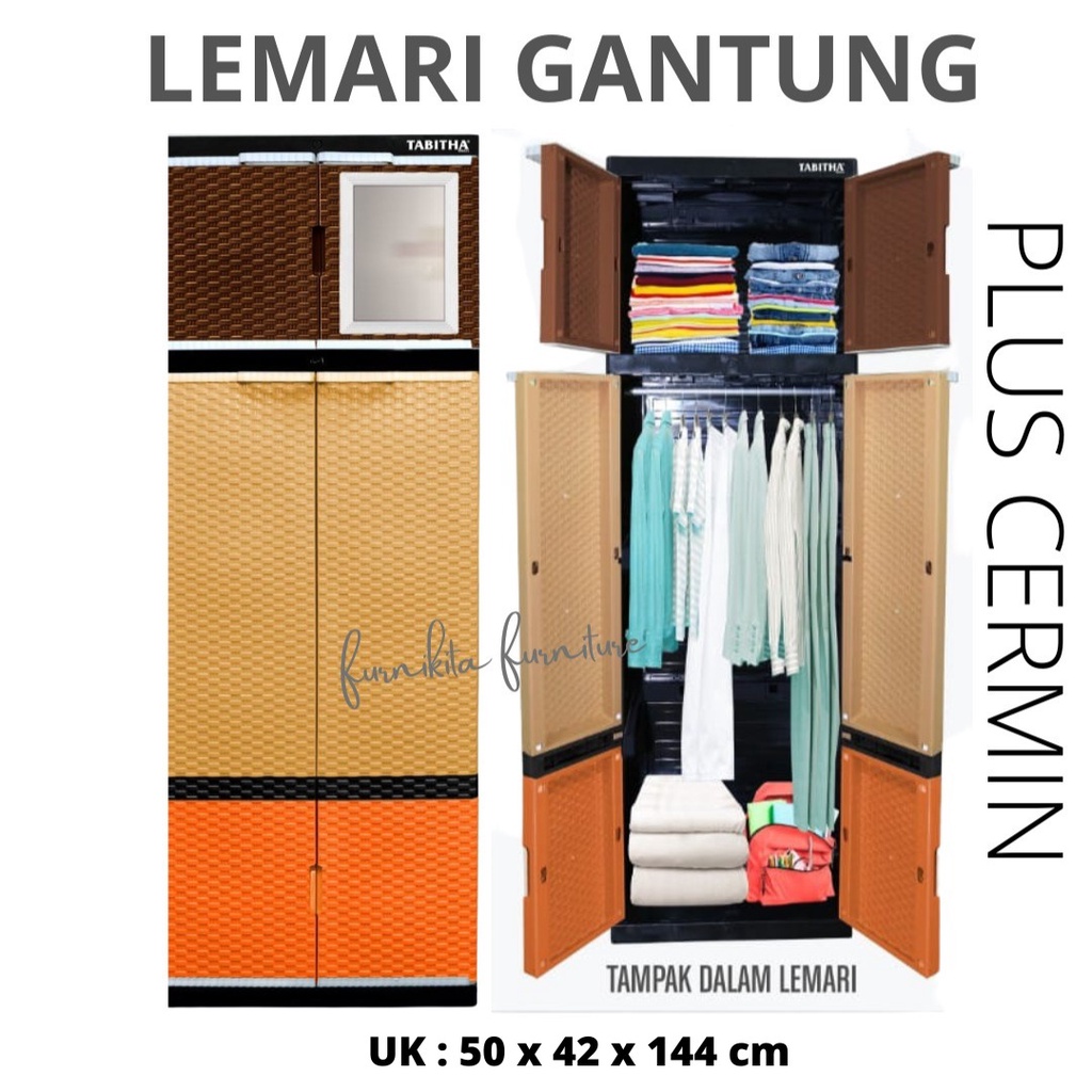 Lemari Plastik Tabitha Susun 4
