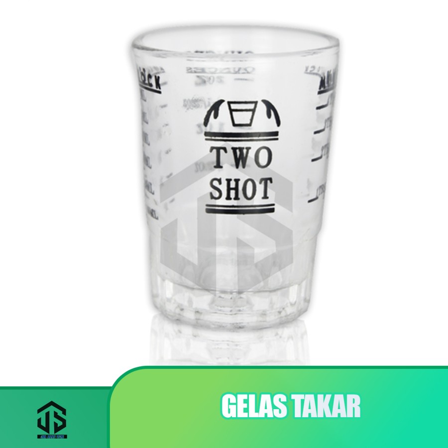 Jual Gelas Takar Sloki Espresso Single Double Shoot Kaca Tebal 60 Ml Shopee Indonesia 7239