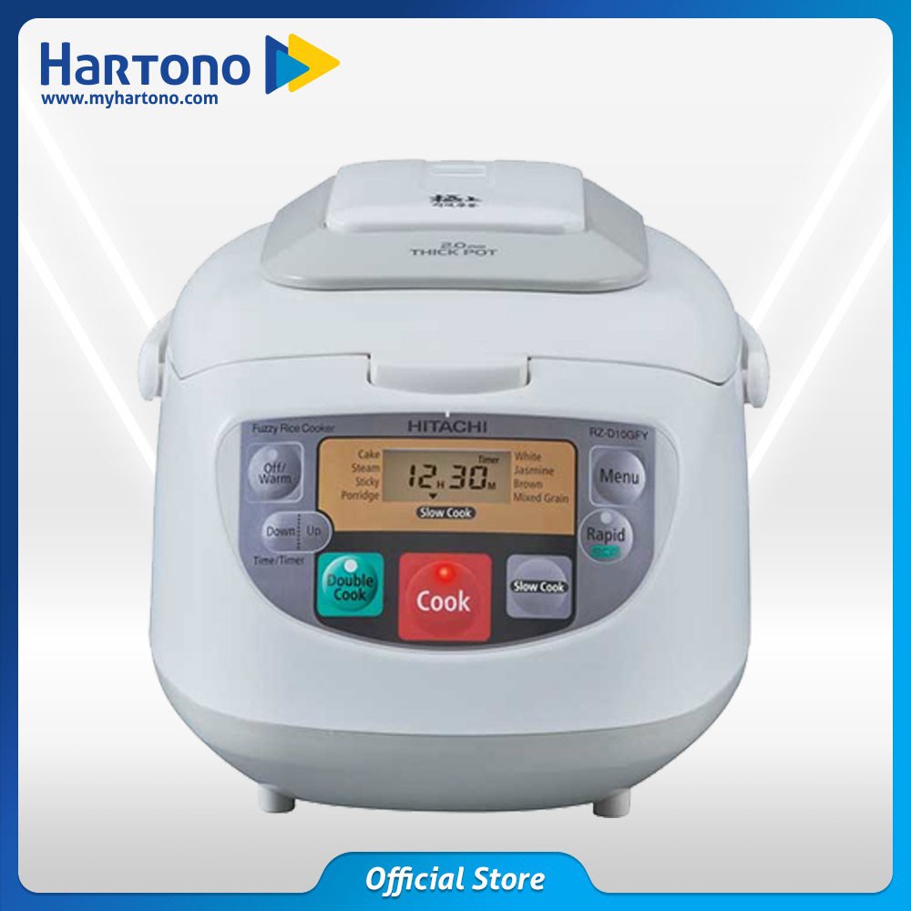 Jual HITACHI RICE COOKER RZD10GFY(W) Shopee Indonesia