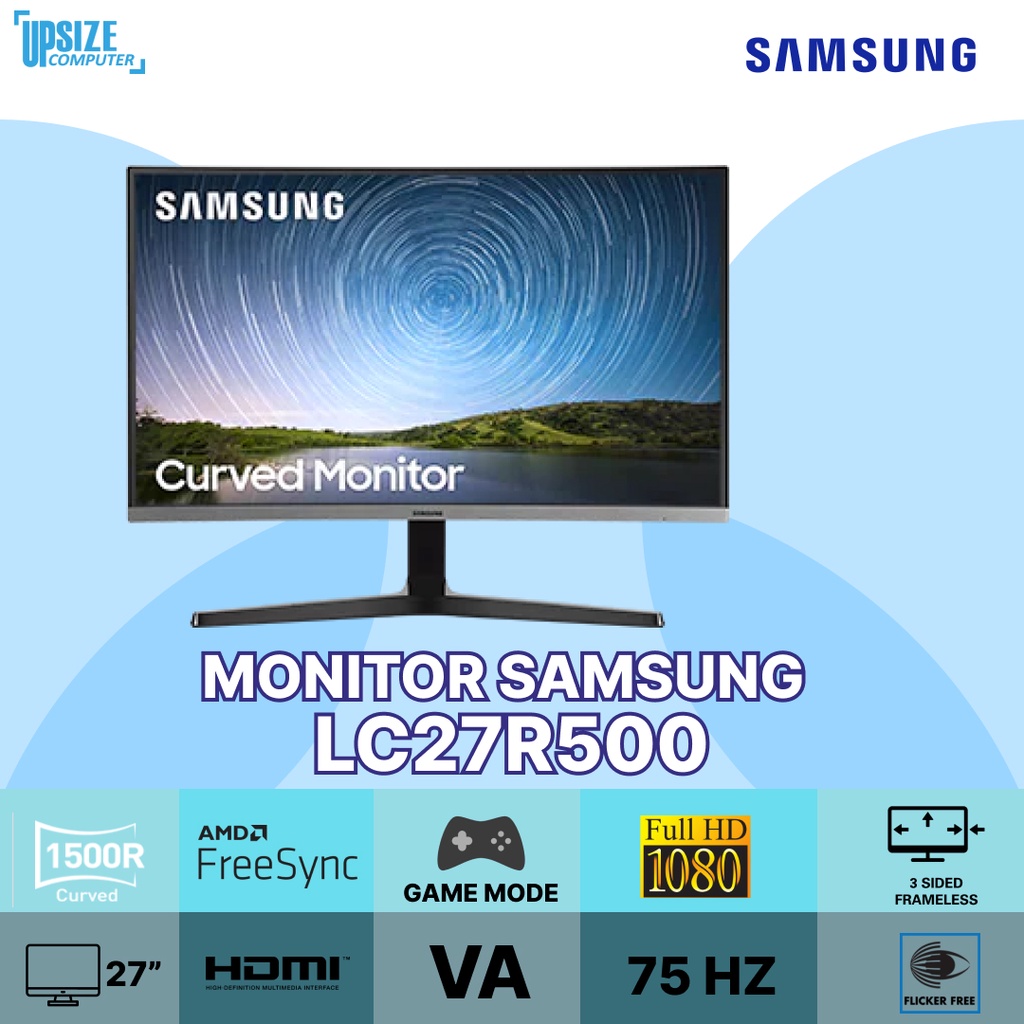 Jual Monitor Samsung 27" Inch C27R500 Curved FHD | Shopee Indonesia