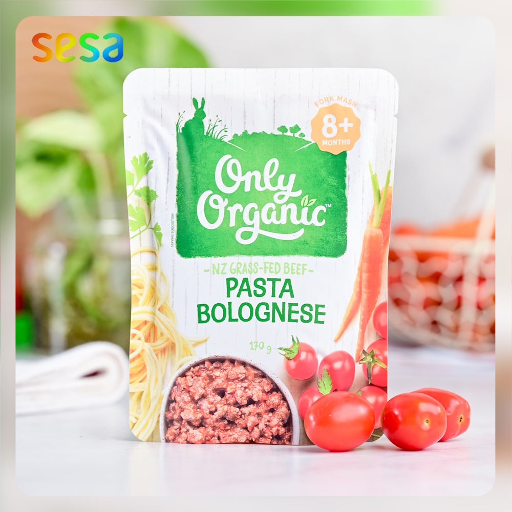 Jual Only Organic Pasta Beef Bolognese 170 g ( Mpasi ) Pasta
