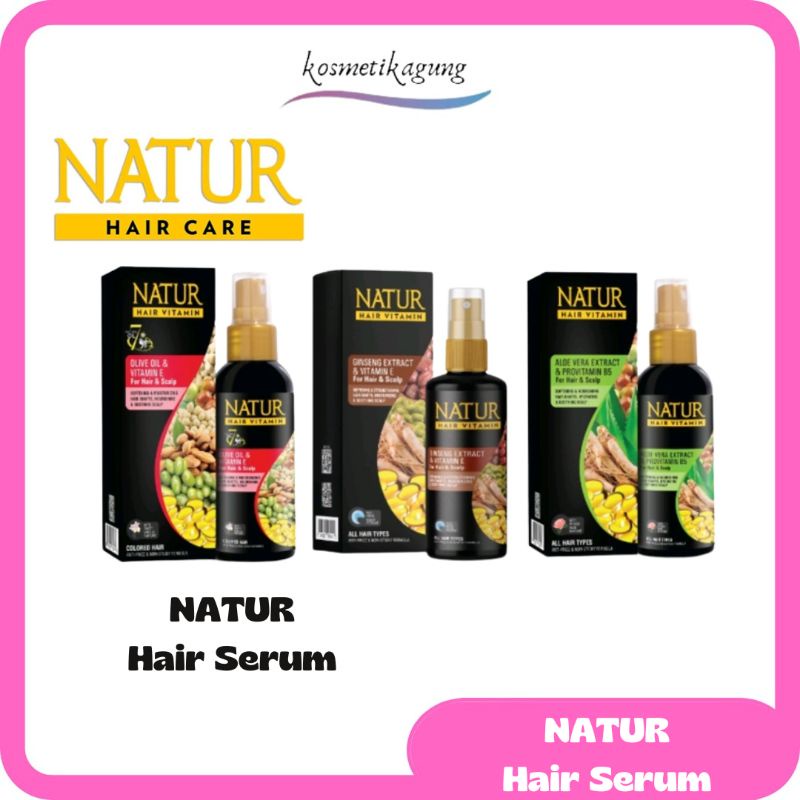 Jual NATUR Hair Vitamin | Vitamin Rambut 80 ml | Shopee Indonesia