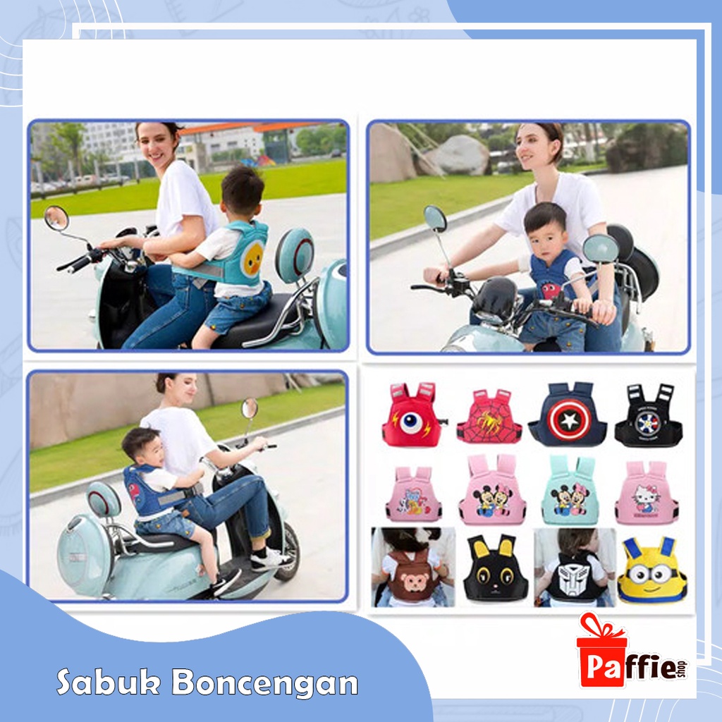 Jual Sabuk Boncengan Motor Anak Bonceng Depan Belakang Aksesoris Safety ...