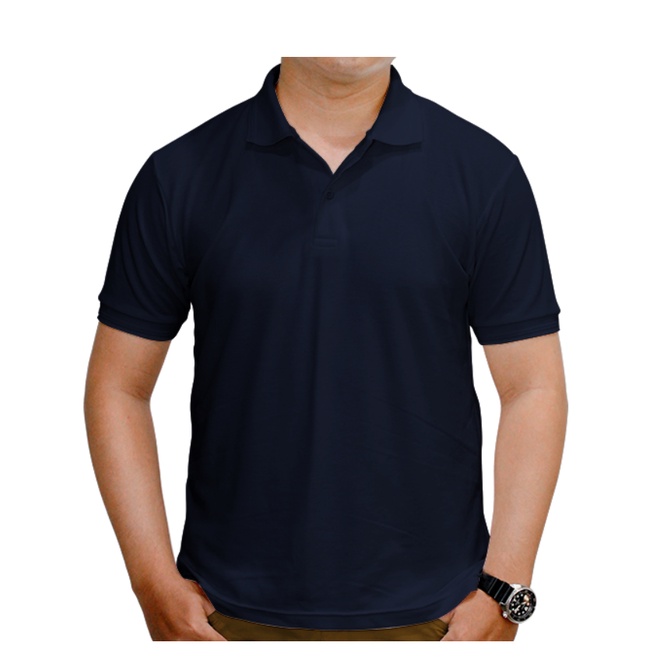 Jual Kaos Polo Wangky Warna BIRU NAVY (BLUE) Polo Shirt Kerah style ...