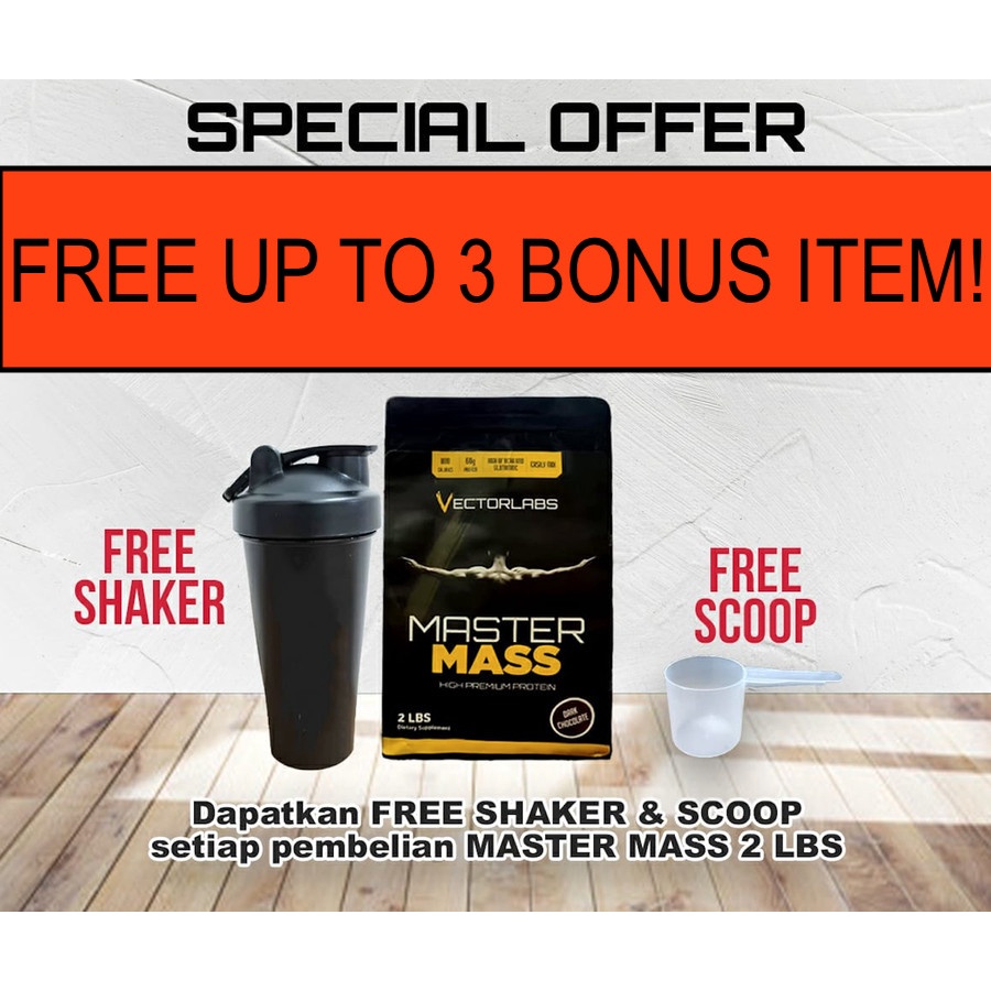 Jual VECTORLABS MASTER MASS 2 LB LBS SUSU FITNESS FITNES WHEY PROTEIN