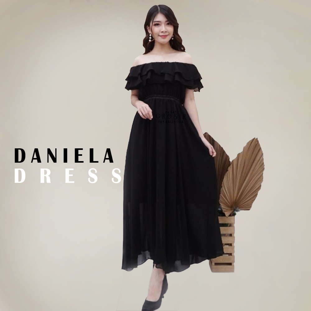 Jual Daniela Maxi Dress Big Size Long Dress Sabrina Irise Party Dress