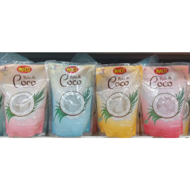 Jual KZ - inaco nata de coco 360g rasa vanila,strawberry,leci, mangga ...