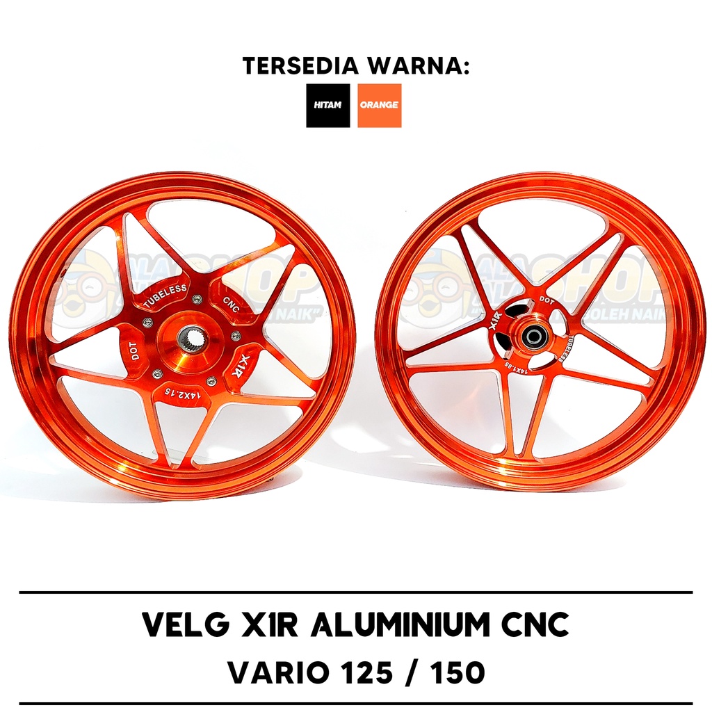 Jual Velg X1R Vario 125 / 150 Aluminium CNC Model Bintang | Shopee