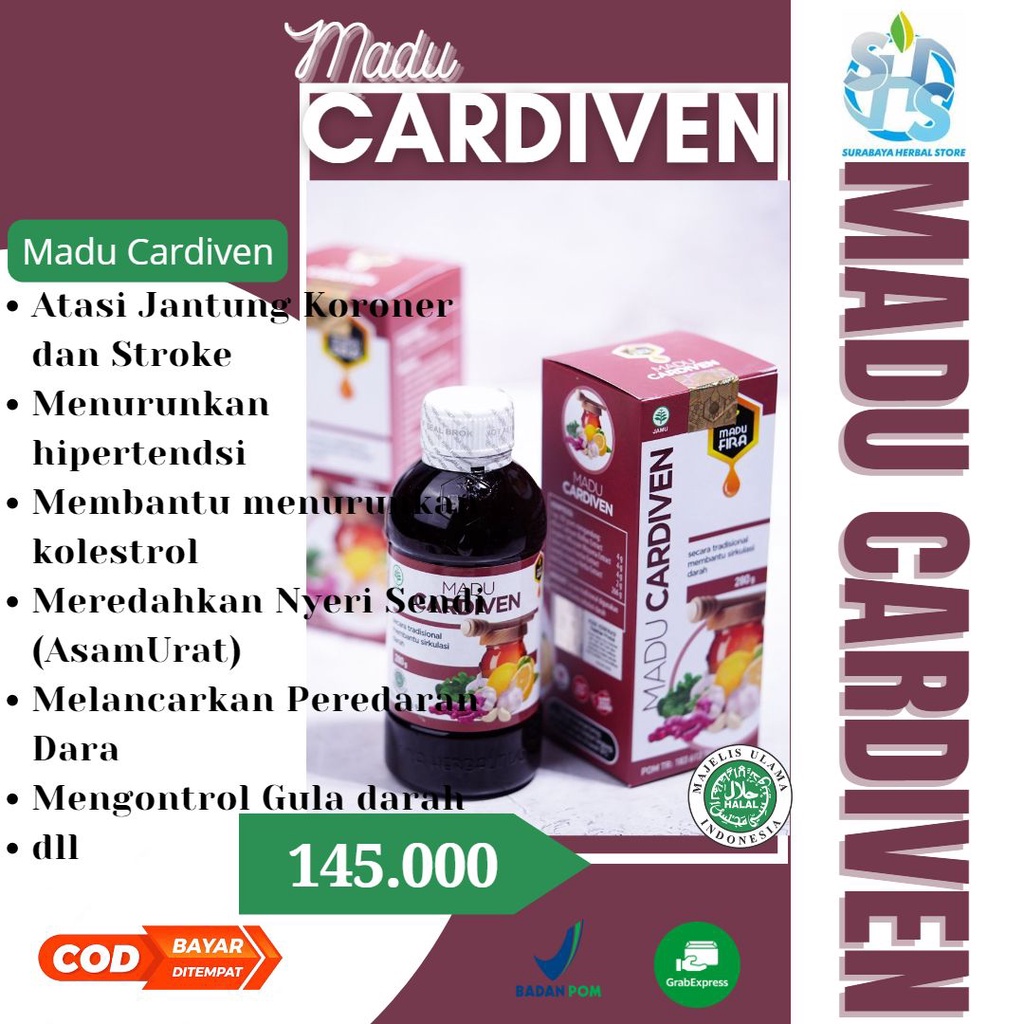 Jual Madu Cardiven Madu Cardivent Original Obat Stroke Terpercaya Madu Jantung Dan Kolestrol