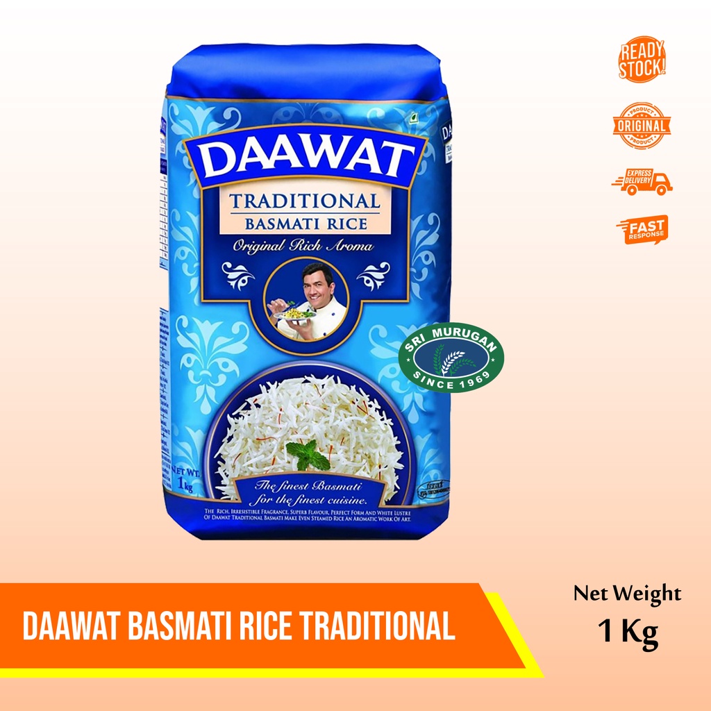 Jual DAAWAT TRADITIONAL BASMATI RICE 1 Kg | Shopee Indonesia
