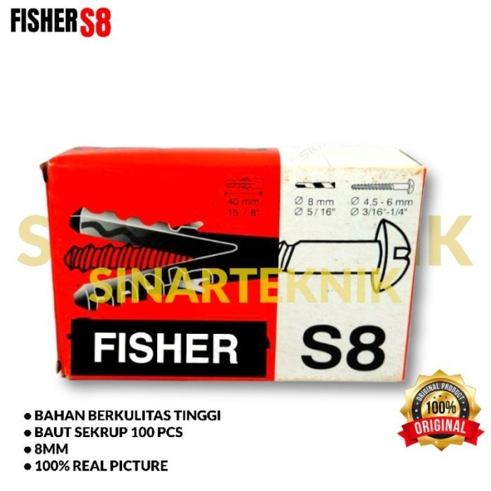Jual Baut Sekrup Fisher S8 /baut Sekrup 8mm/Fisher S6 6mm | Shopee