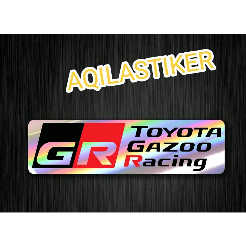 Jual stiker toyota GR Sticker Gazoo Racing 8 cm | Shopee Indonesia