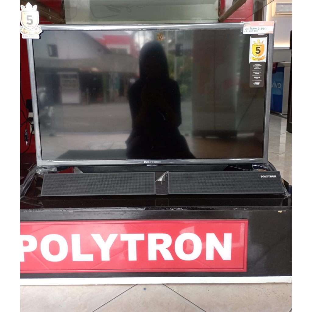 Jual LED TV ANDROID MOLA SMART TV POLYTRON 43BAG5959 Subwoofer soundbar