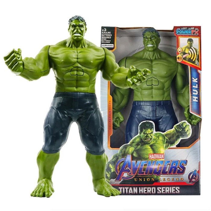 Hulk Titan Hero Power FX - Action Figure 30cm Avengers Infinity War Con Ingresso Per Suoni E Luci, Giocattolo Marvel - 5