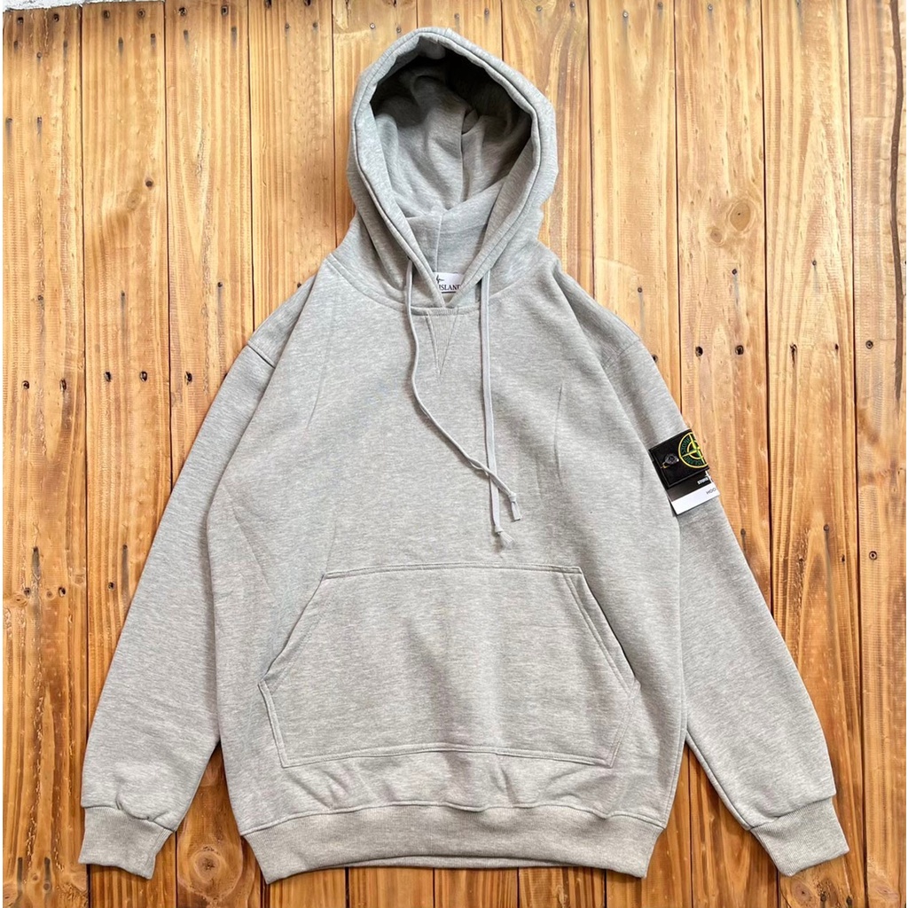 Jual Jaket Sweater Hoodie Grey Stone Island Premium High Qaulity Casual  Full Tag u0026 Label | Shopee Indonesia