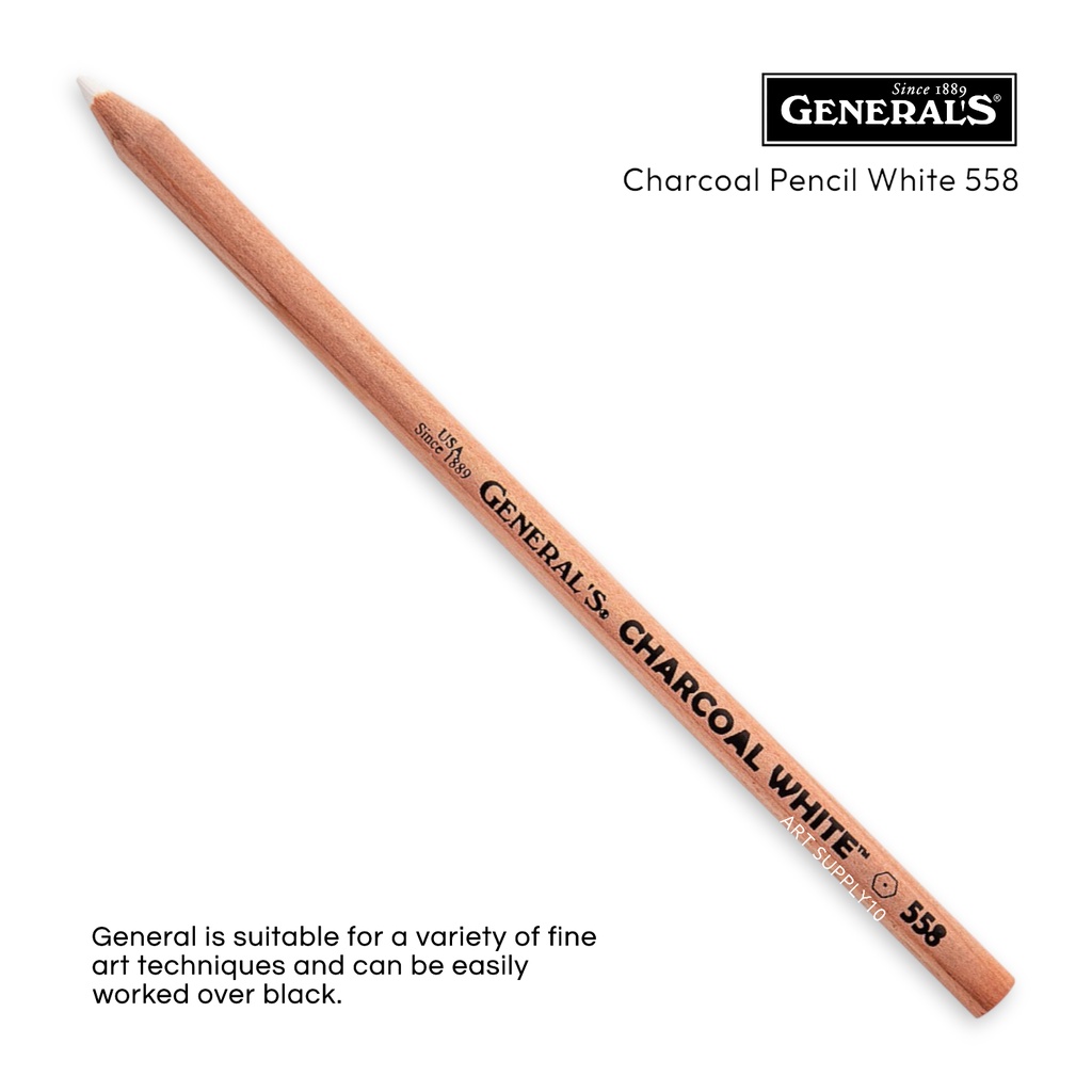 General's Charcoal Pencil White