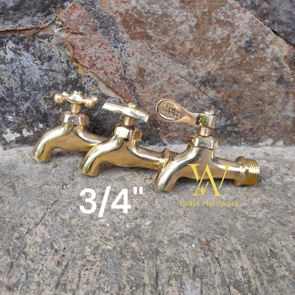 Jual Kran Air Kuningan 3/4 inch Model Klasik 1 pcs | Shopee Indonesia