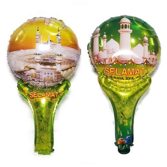BALON PENTUNG LEBARAN / Balon Foil Pentung Idul Fitri Ramadhan