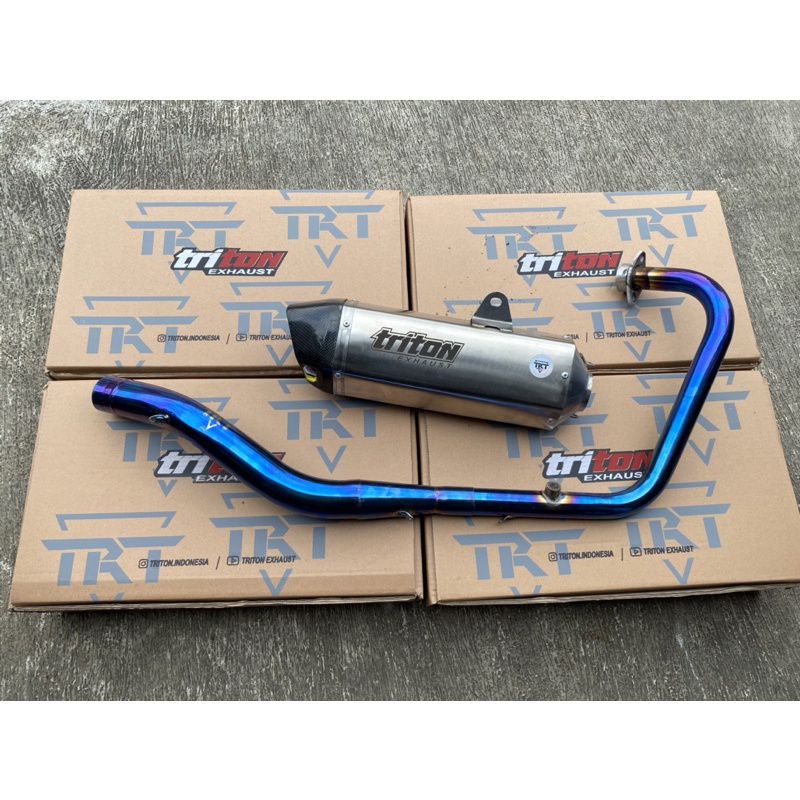 Jual TRITON EXHAUST Knalpot Racing R15 v2, R15 v3, Cbr 150 R, Cb 150 R ...