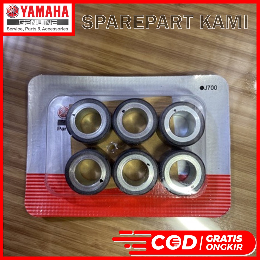 Jual ROLLER WEIGHT SET ONLY AEROX 155 NMAX NEW LEXI 125 155 B65 ...
