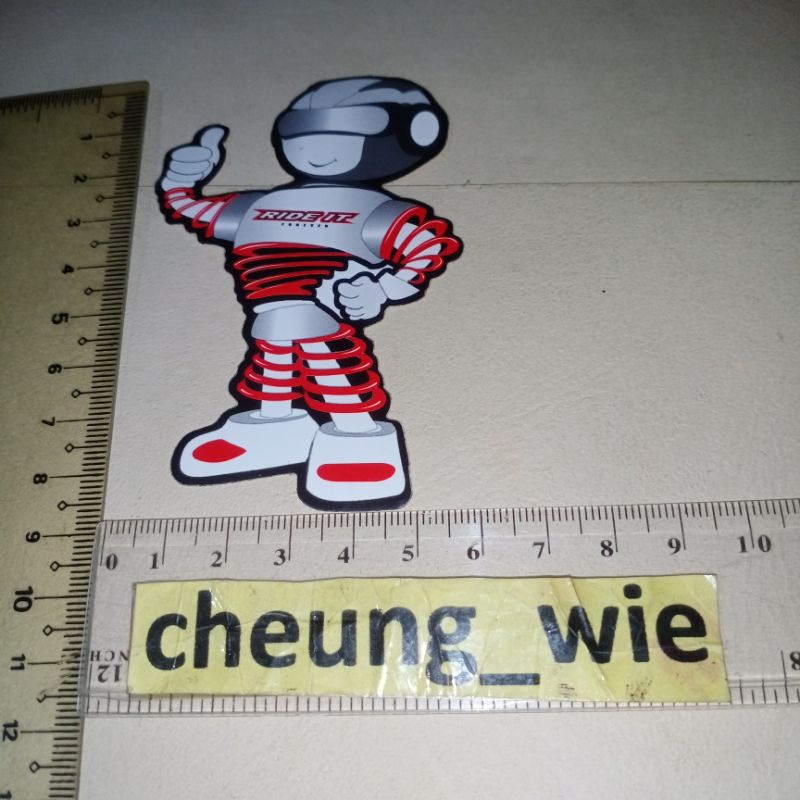 Jual Stiker / Sticker Logo Ride it Robot harga satuan 1pcs Stiker ...