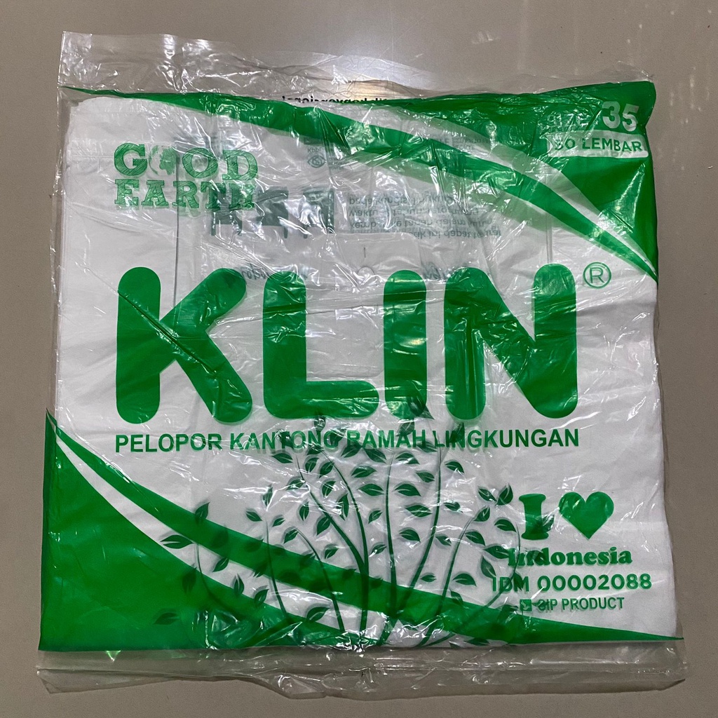 Jual Kantong plastik ramah lingkungan jumbo Klin 35cm kantong eco