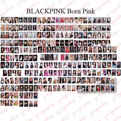 Jual [PO / SET] BLACKPINK BORN PINK BPIN GOODS PHOTOCARD FAN MADE ...