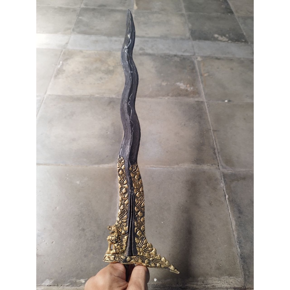 Jual Keris Kamardikan Kinatah Singo Barong Luk 7 Shopee Indonesia