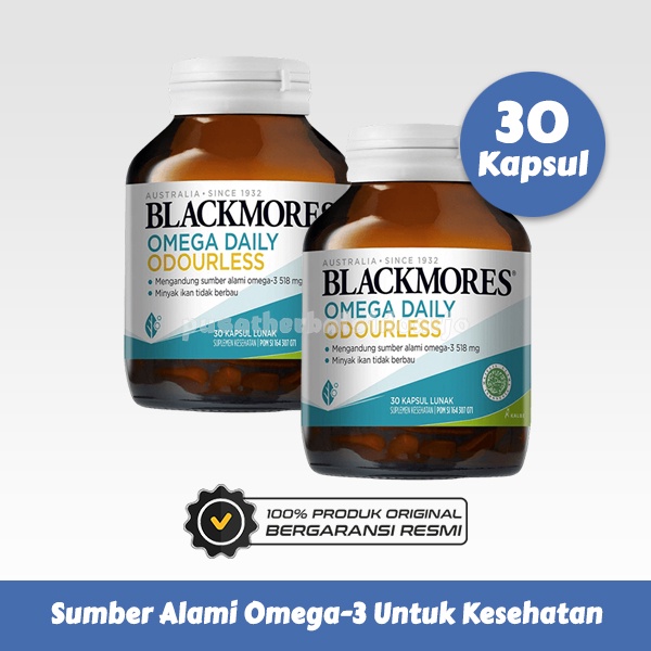 Jual Blackmores Omega Daily 30 Kapsul Multivitamin Omega3 (EPA 600mg