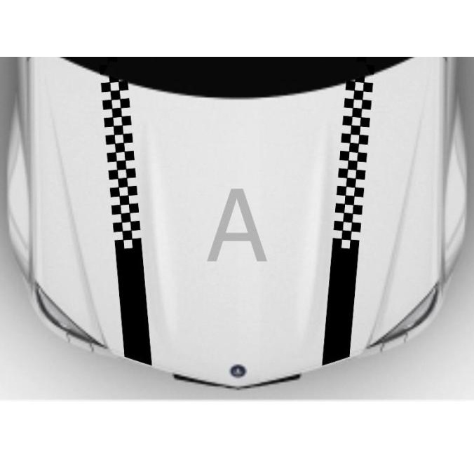 Jual Sticker Stripe Kap Mobil Universal Semua Merk Mobil | Shopee Indonesia