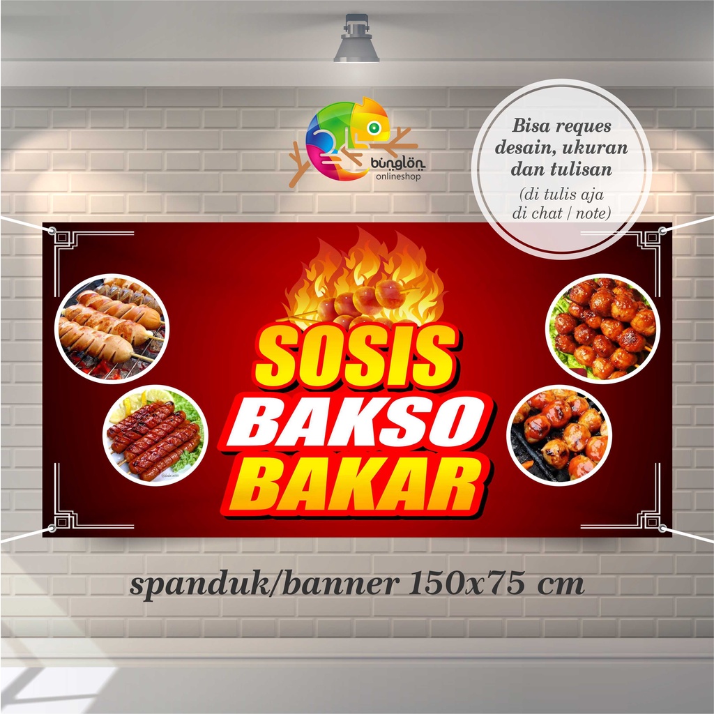 Spanduk Banner Sosis Bakar Dan Bakso Bakar Spanduk Sosis Bakar Hot Sex Picture