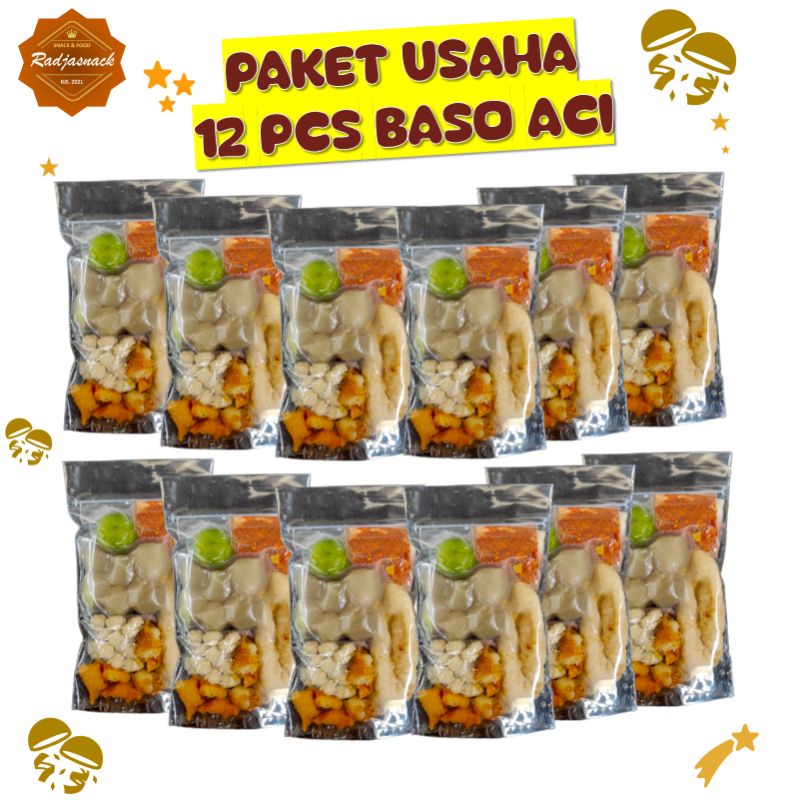 Jual Paket Baso Aci 12 Bungkus Super Hemat Murah Baci Termurah Bakso