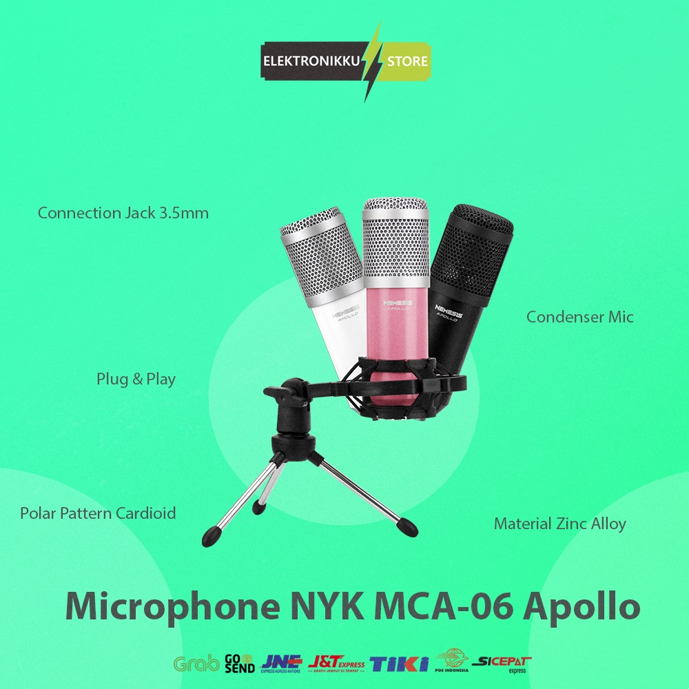 Jual Mic Mikrofon NYK Nemesis MCA-06 Apollo Microphone Condenser ...