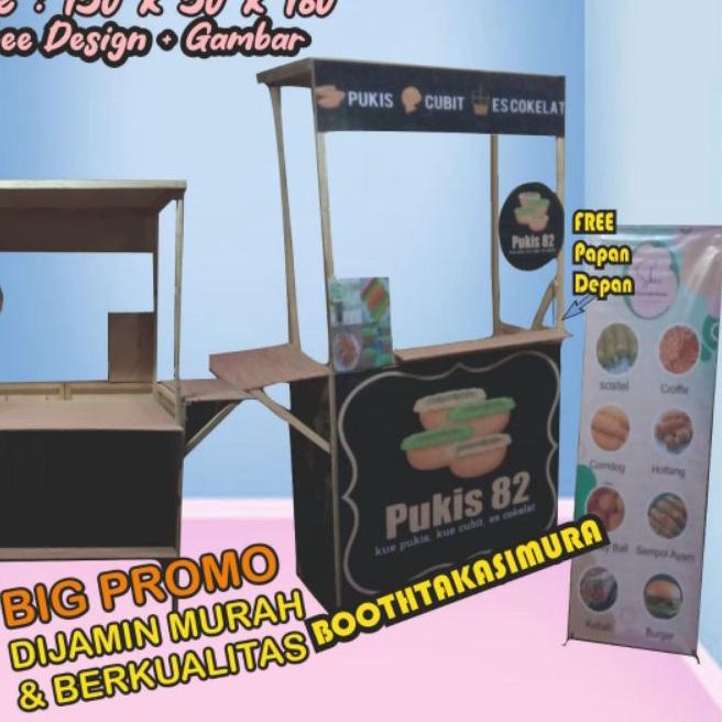 Jual Booth Portable Meja Lipat Event Desk Gerobak Lipat Shopee Indonesia