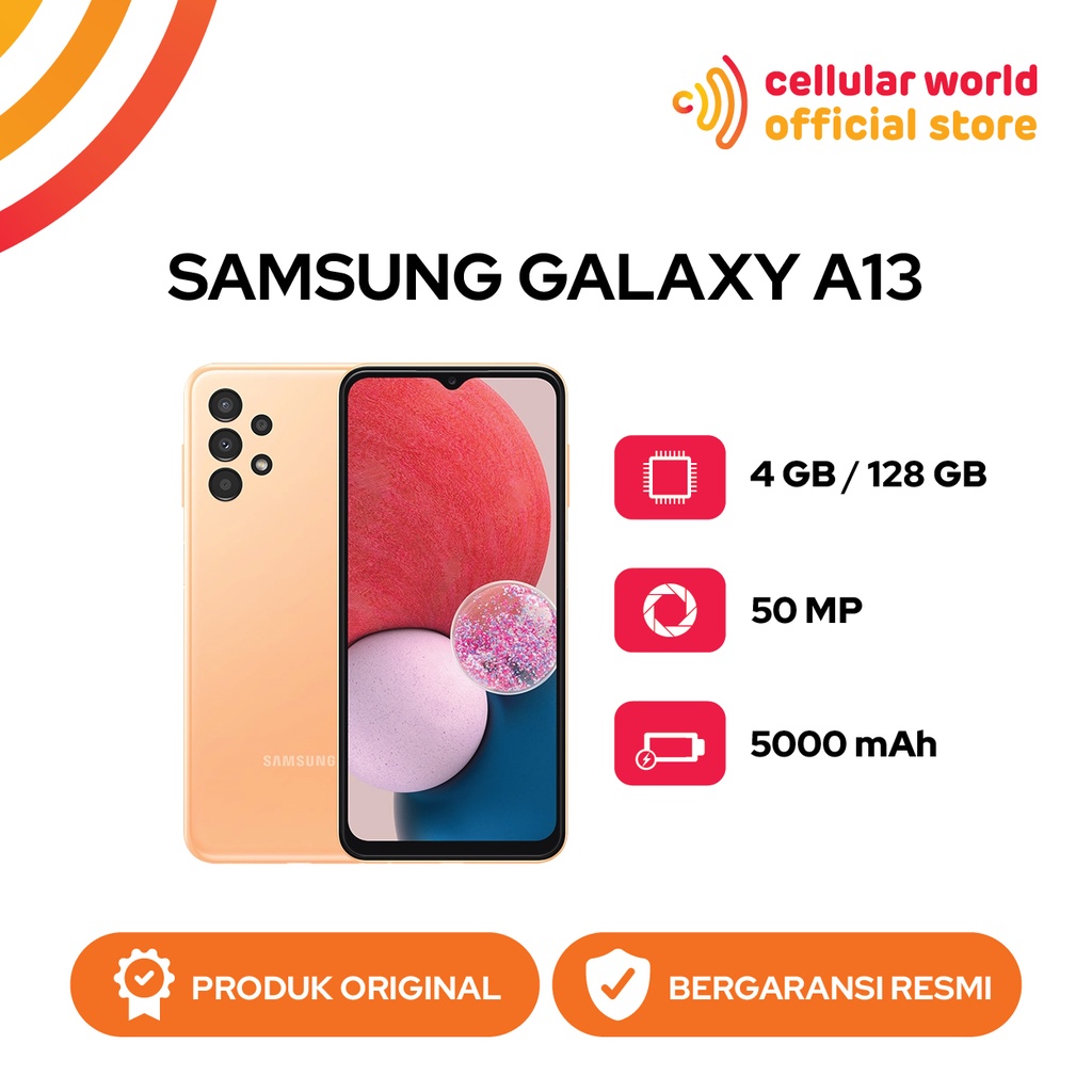 Jual Samsung Galaxy A13 4/128GB Garansi Resmi | Shopee Indonesia