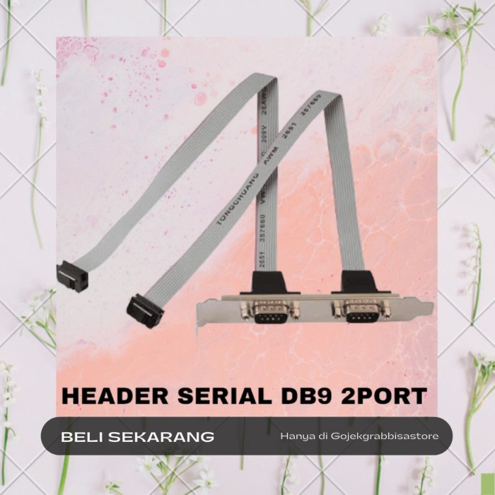 Jual Header Db9 2Port - Header Serial 2 Port Panel Motherboard | Shopee ...