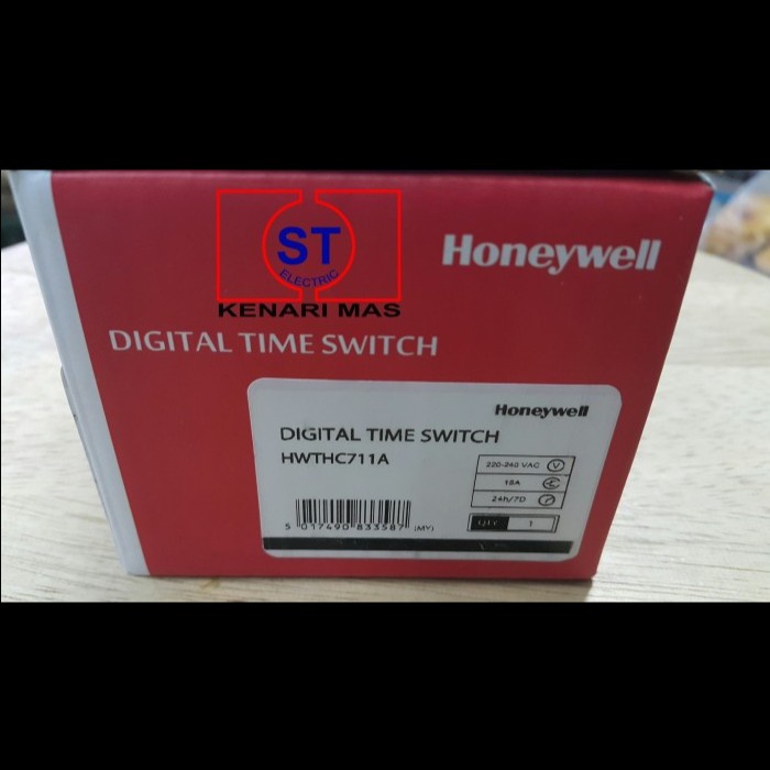 Jual Time Switch / Timer / Honey Well HWTHC711A 1 minggu / 24 Jam