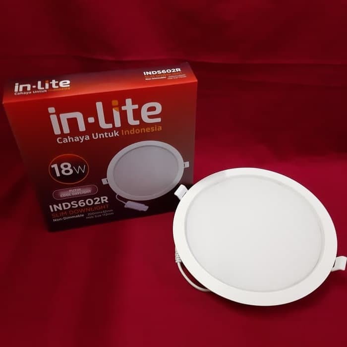 Jual INDS602R Lampu DownLight Inbow IB Panel LED 18w Inlite | Shopee ...