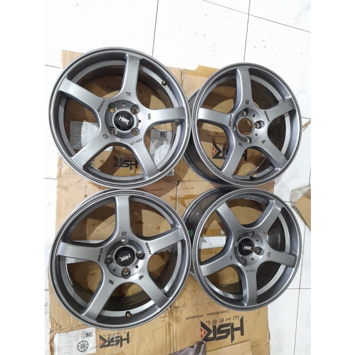 Jual Velg Mobil Seken Mobilio Vios Yais Ring Baut X Grey Hsr Tendon Murah Shopee Indonesia