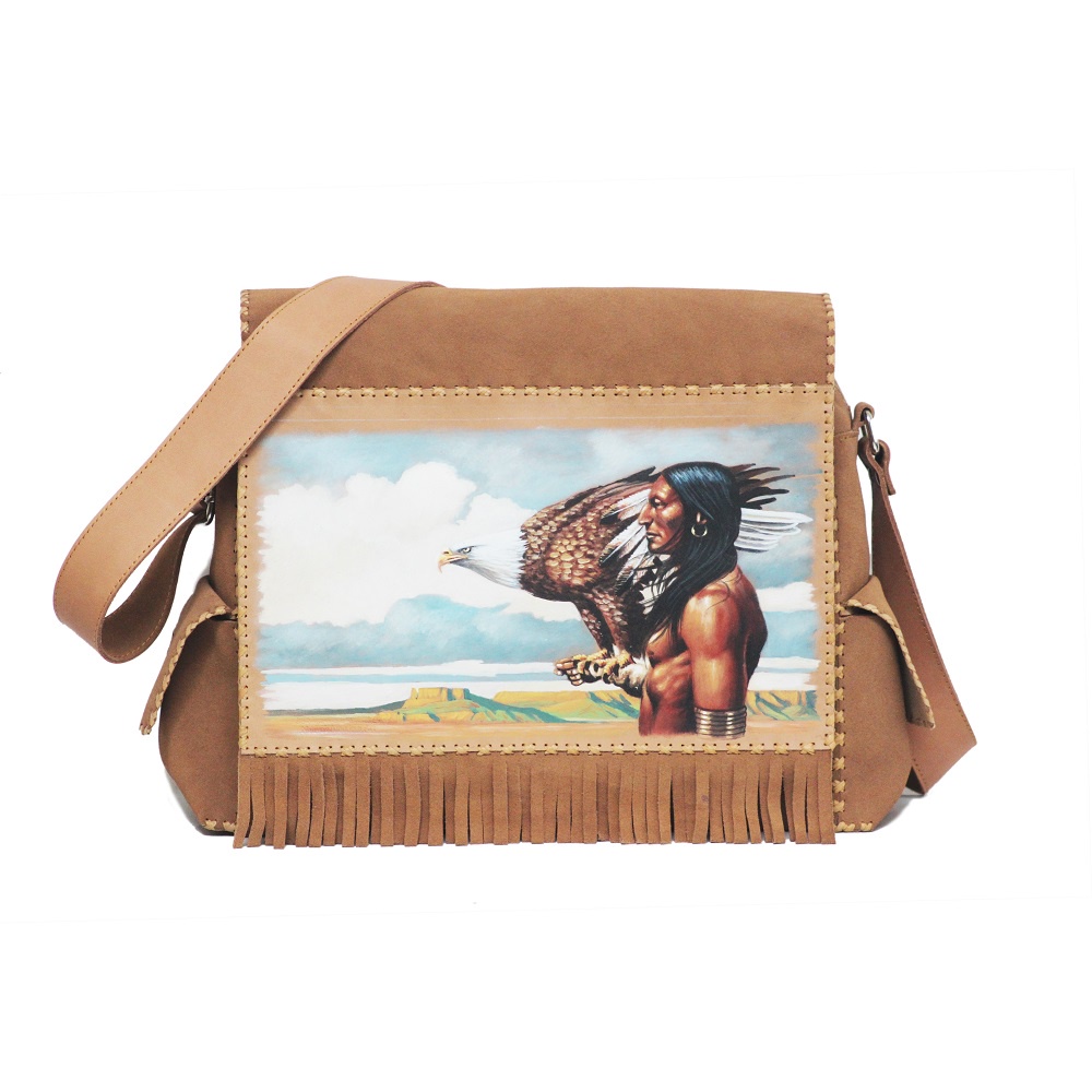 Tas Selempang Anyam Lukis Rumbai Parta Port