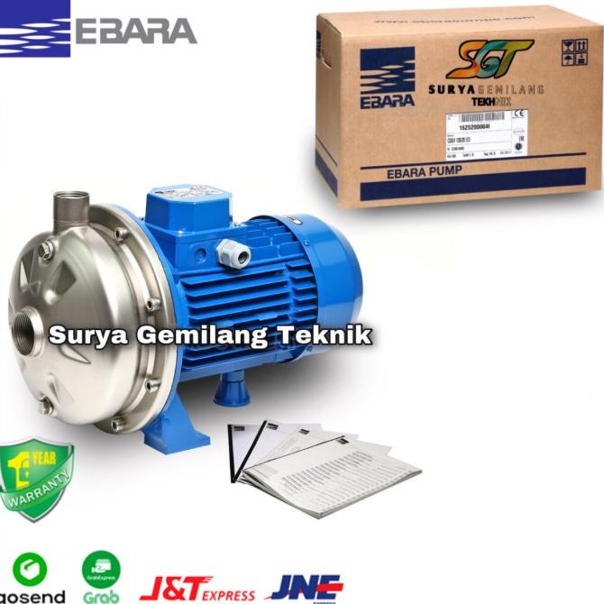 Jual Pompa Air Ebara Cdx Hp Kw V Pompa Booster Centrifugal Shopee Indonesia