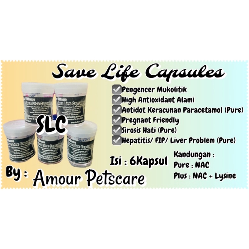 Jual Save Life Capsules SLC Kapsul batuk flu penawar keracunan ...