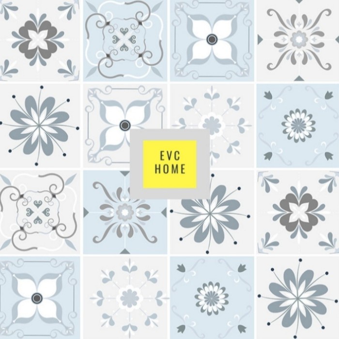 Jual WALLPAPER LANTAI KAMAR MANDI / STICKER LANTAI MOTIF BATIK