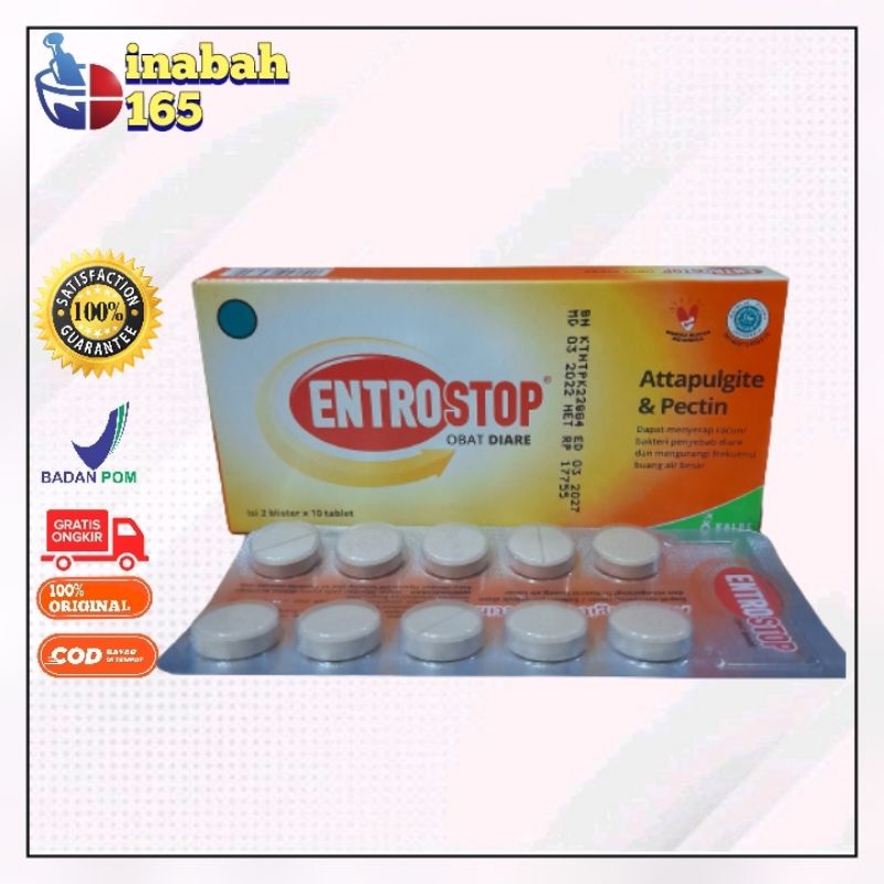 Jual Entrostop Tablet Per Strip Isi Tablet Shopee Indonesia