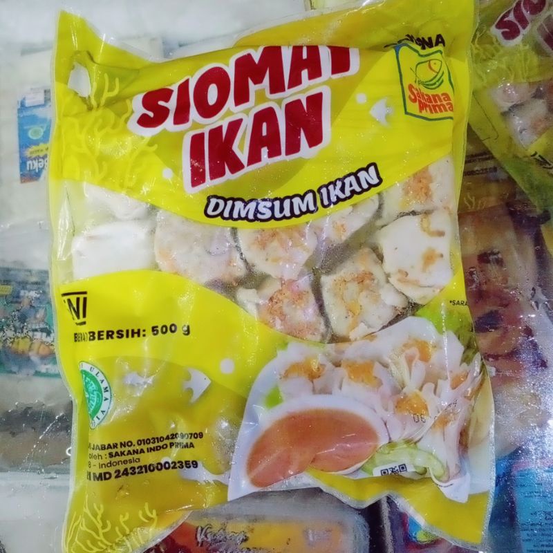 Jual Dimsum Siomay Ikan Sakana Prima 500gr Shopee Indonesia