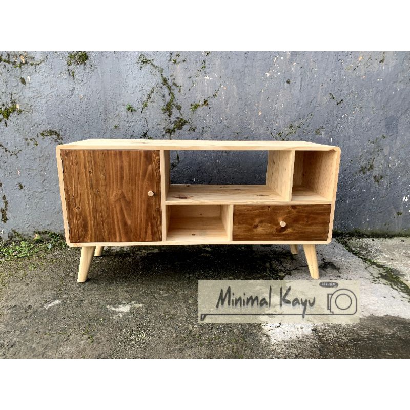 Jual Meja,Buffet,Rak TV MINIMALIS Kayu jati Belanda || 105x35x55 ...