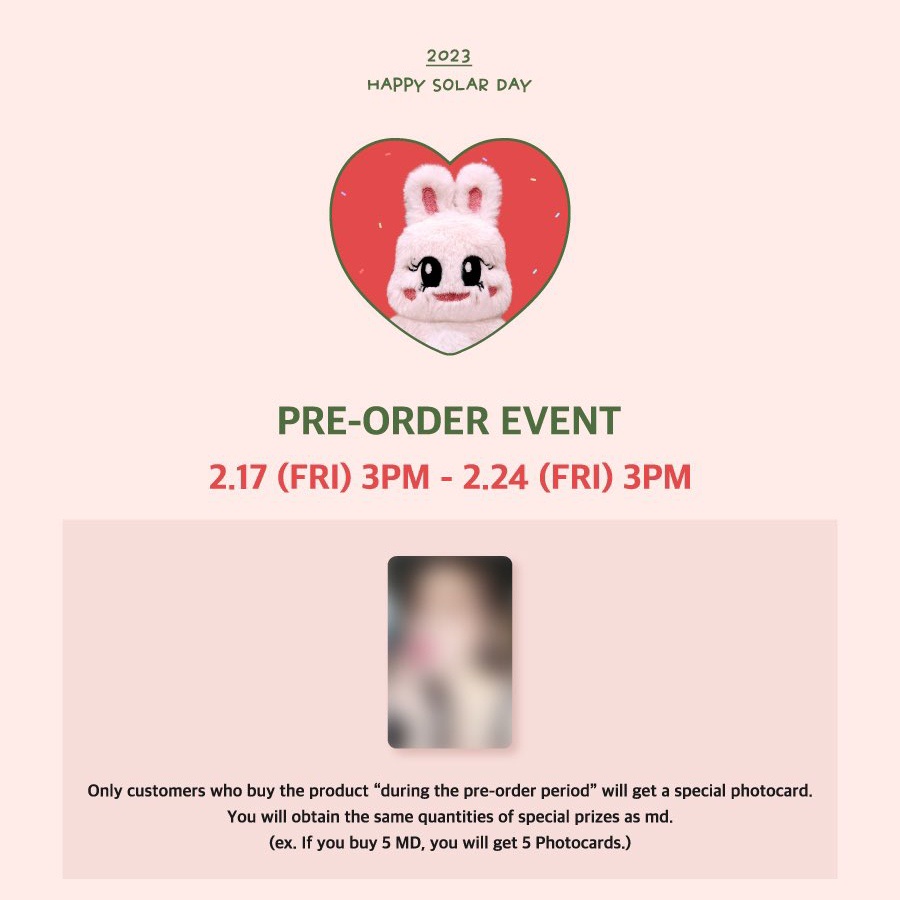アイドル SOLAR'S BIRTHDAY SET [YONG GG] 2023 MAMAMOO] 2023 Solar's Birthday Set [Yong Ggi] – krmerch