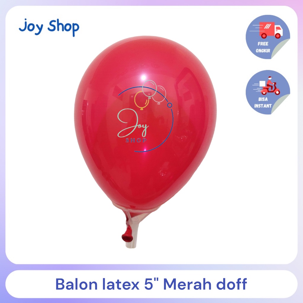 Jual Balon Latex 5 inch doff / 5