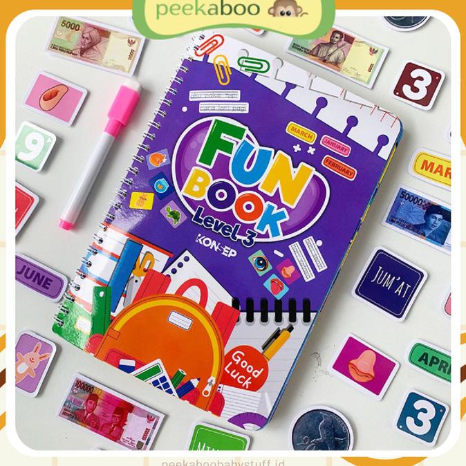 Jual Konsep Funbook Level 1-3 Busy Book Buku Aktivitas Edukasi Anak Tk ...